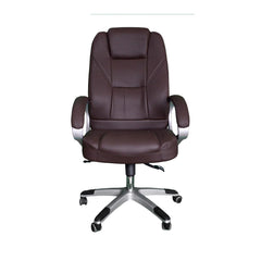 silla escritorio nogal vista frontal