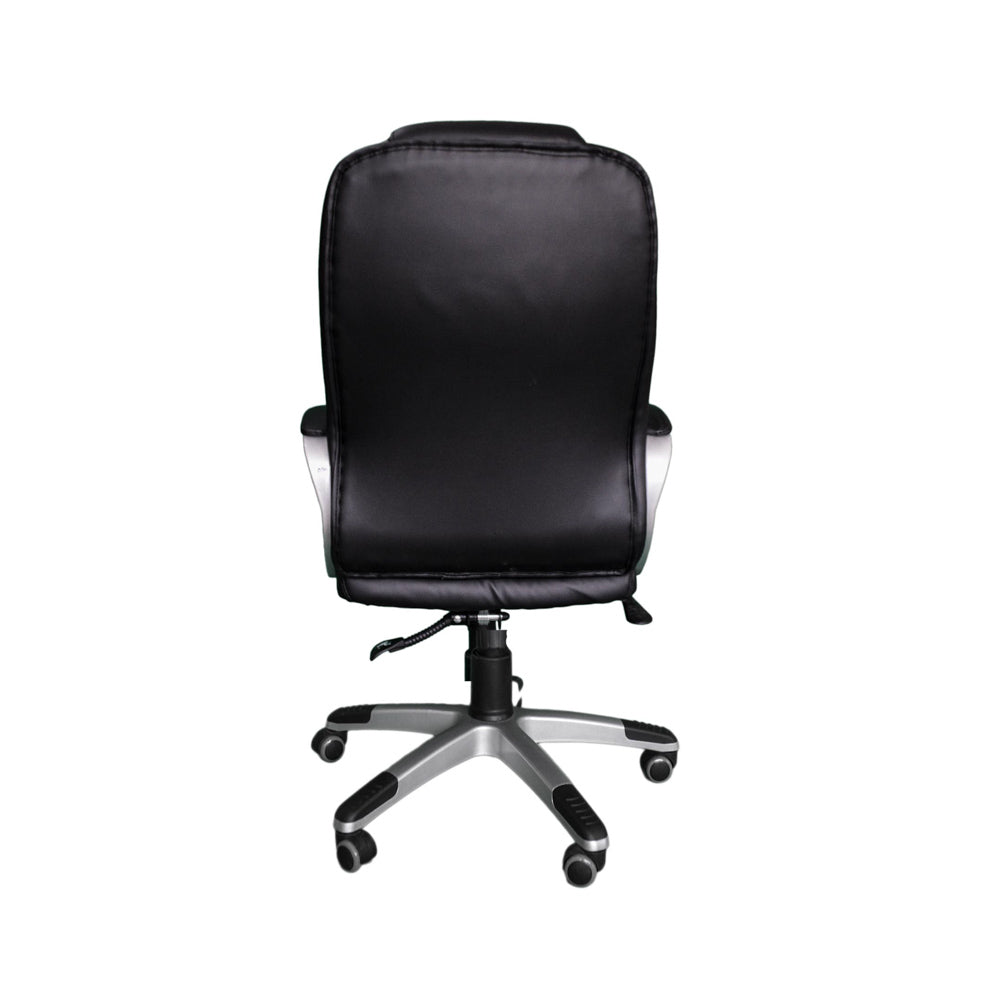 silla escritorio nogal vista posterior