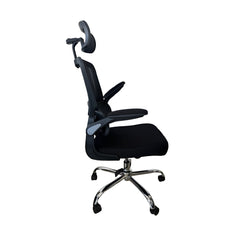 Silla de escritorio tokio negra vista lateral