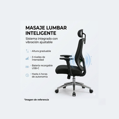 Silla de escritorio Estelar PORTLEON sistema masajeador
