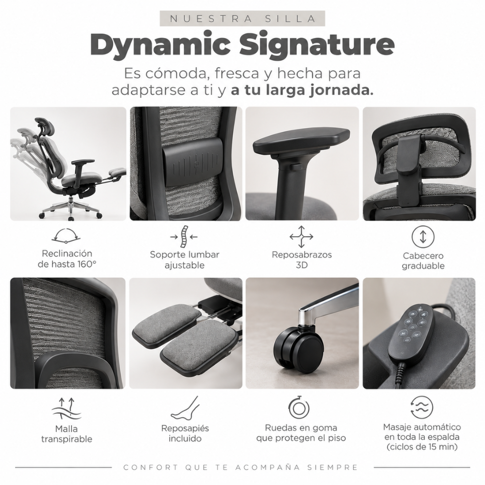 Silla de escritorio Dynamic Signature Portleon Sillas
