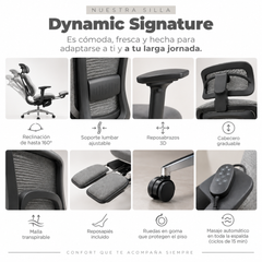 Silla de escritorio Dynamic Signature Portleon Sillas