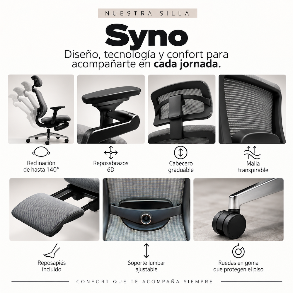 Silla de escritorio Syno Signature Portleon Sillas